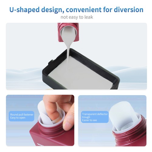 Geeetech Resina Standard 405nm Polimerizzazione UV Alta Precisione Bianco per Stampa LCD 3D - Foto 6 di 8