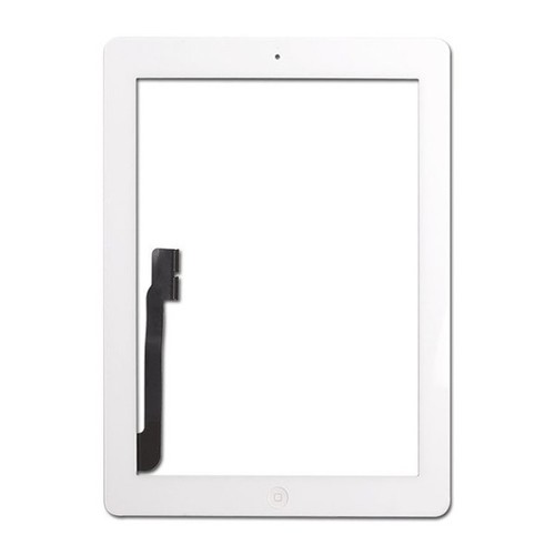 NEW iPad 4 Complete Front Glass/Digitiser Touch Screen Panel Assembly - WHITE - Zdjęcie 2 z 2