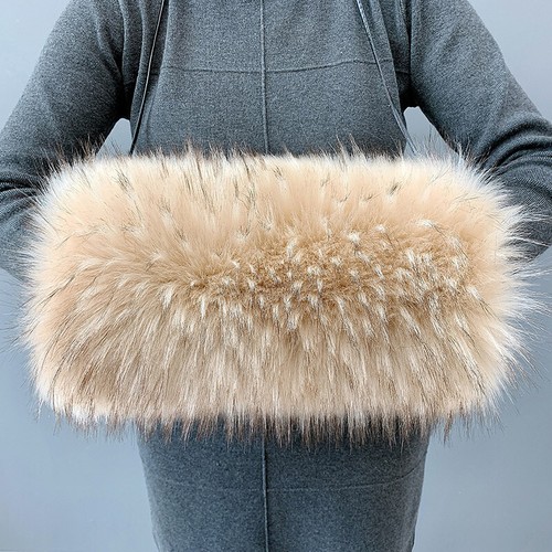 Faux Furs Hand Muff for Adult Winter Warm Plush Hand Muffs Hand and Cuff Warmers - Picture 6 of 24