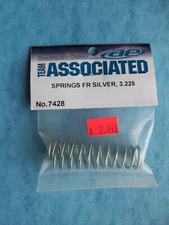 VINTAGE TEAM ASSOCIATED 7428 SPRINGS FRONT SILVER 3.225 ASC7428 NIP