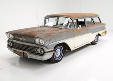 1958 Chevrolet Yeoman Station Wagon 24x36 Inch Poster Classic Vintage Car