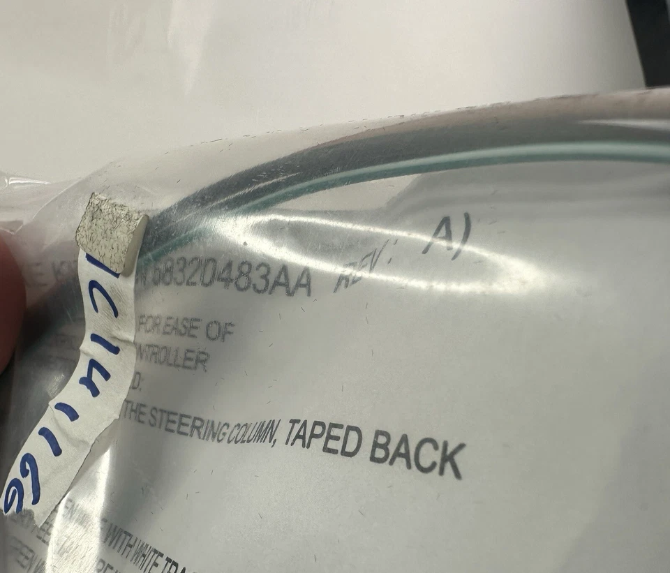 Kit de arnés de cableado de freno eléctrico Jeep Grand Cherokee 68320483AA REV:A OEM Foto 3 de 4