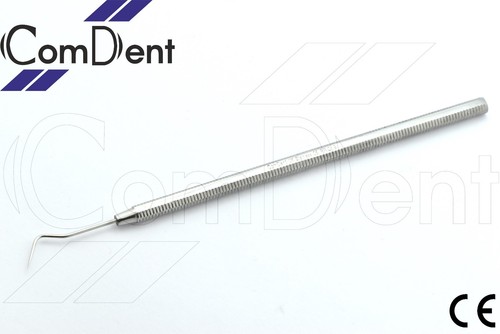 Dental Examination Probe Dentist Hygienist Single Ended Probe Professional Steel - Picture 3 of 12
