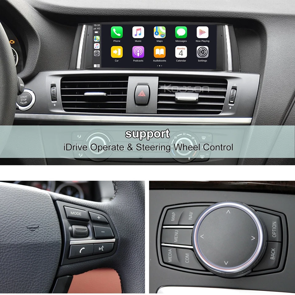 Kabelloses CarPlay Android Auto Box für BMW CIC 5 Series GT F07 F10 F11 F01 F04 - Bild 4 von 4