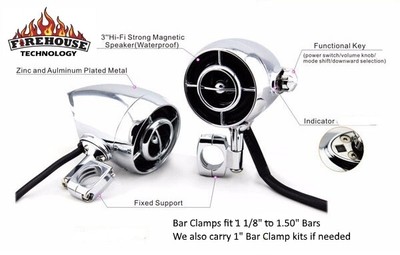 firehouse motorcycle speakers