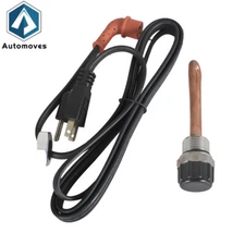 Powerstroke Diesel Engine Block Heater Element & Cable Cord For 03-10 Ford 6.0L