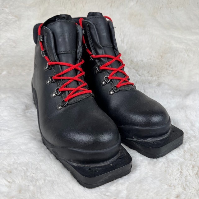 SALOMON Scarponi da sci Alico Italy Nordic Norm Telemark da uomo taglia 9 US Vibram 75 mm NUOVI