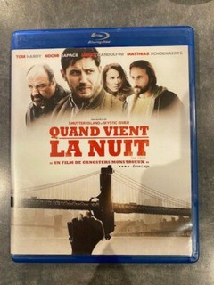 QUAND VIENT LA NUIT film en blu ray zone B TOM HARDY et JAMES GANDOLFINI