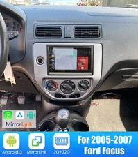 For Ford Focus 2005-2007 Car Radio Apple Carplay Android Auto Wired Wireless
