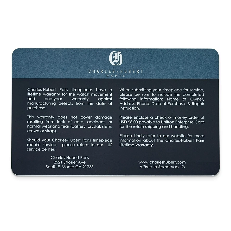 Mens Charles Hubert Leather Band White Dial Retro 32mm Watch - Image 4 of 4