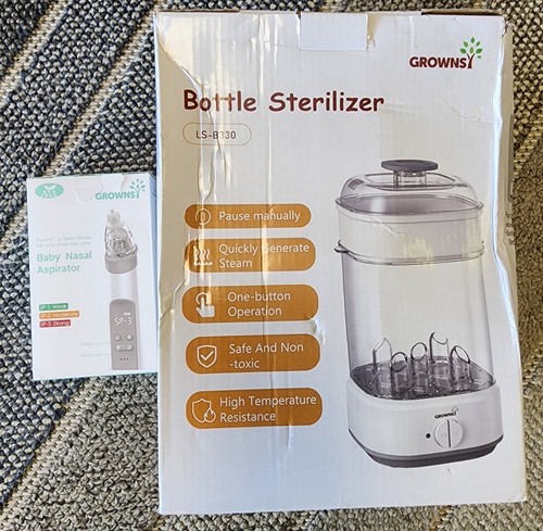 *KONVOLUT* Grownsy Flaschensterilisator Modell LS-B330 & Baby Nasensauger - Bild 1 von 10