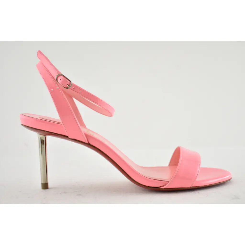 Christian Louboutin Epic Sandal 70 Patent Bublegum Pink Ankle