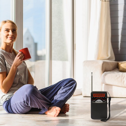 Pocket Pointer Radio LCD Display Outdoor Radio Built-in Speaker Battery Operated - Picture 6 of 22