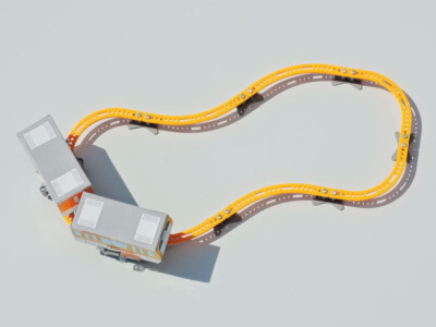 TAMIYA EDUCATIONAL CONSTRUCTION SERIES No.255 RAIL SET for