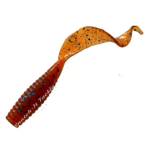 Soft Plastic Fishing Lures Super Stretch Curly TAIL FLATHEAD  Bass Bream Lure