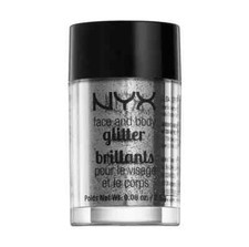 NYX Glitter Brillants Face and Body Glitter GLI10 Silver/Argent