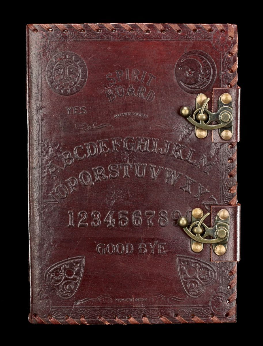 Leather Notebook With Lock - Spirit Board - Quja Board Magic Divination Sorcery