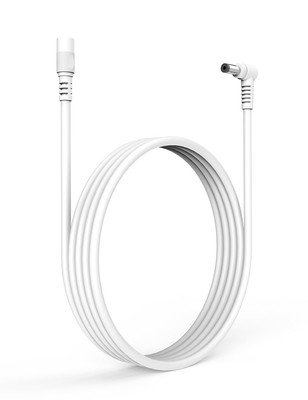 Dc Power Extension Cable 0.5m 1.64ft 5.5mm X 2.1mm 90 Degree Right Angle Female 