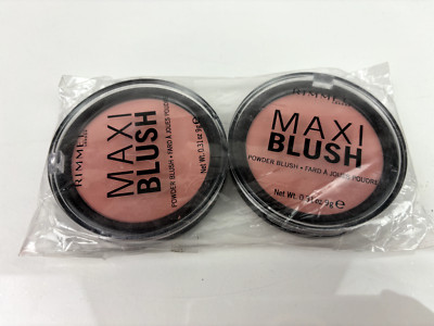 Lot of 2 Rimmel Maxi Blush Powder Blush, #001 - Third Base. Free Shipping