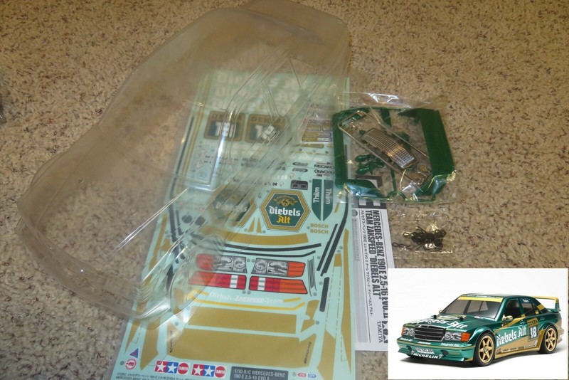 Tamiya Mercedes-Benz 190E 2.5-16 Evo.II Team Zakspeed Body Set TA05/TB03/TB04