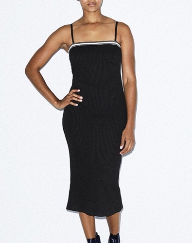 American Apparel Ribbed Midi Tube Dress 