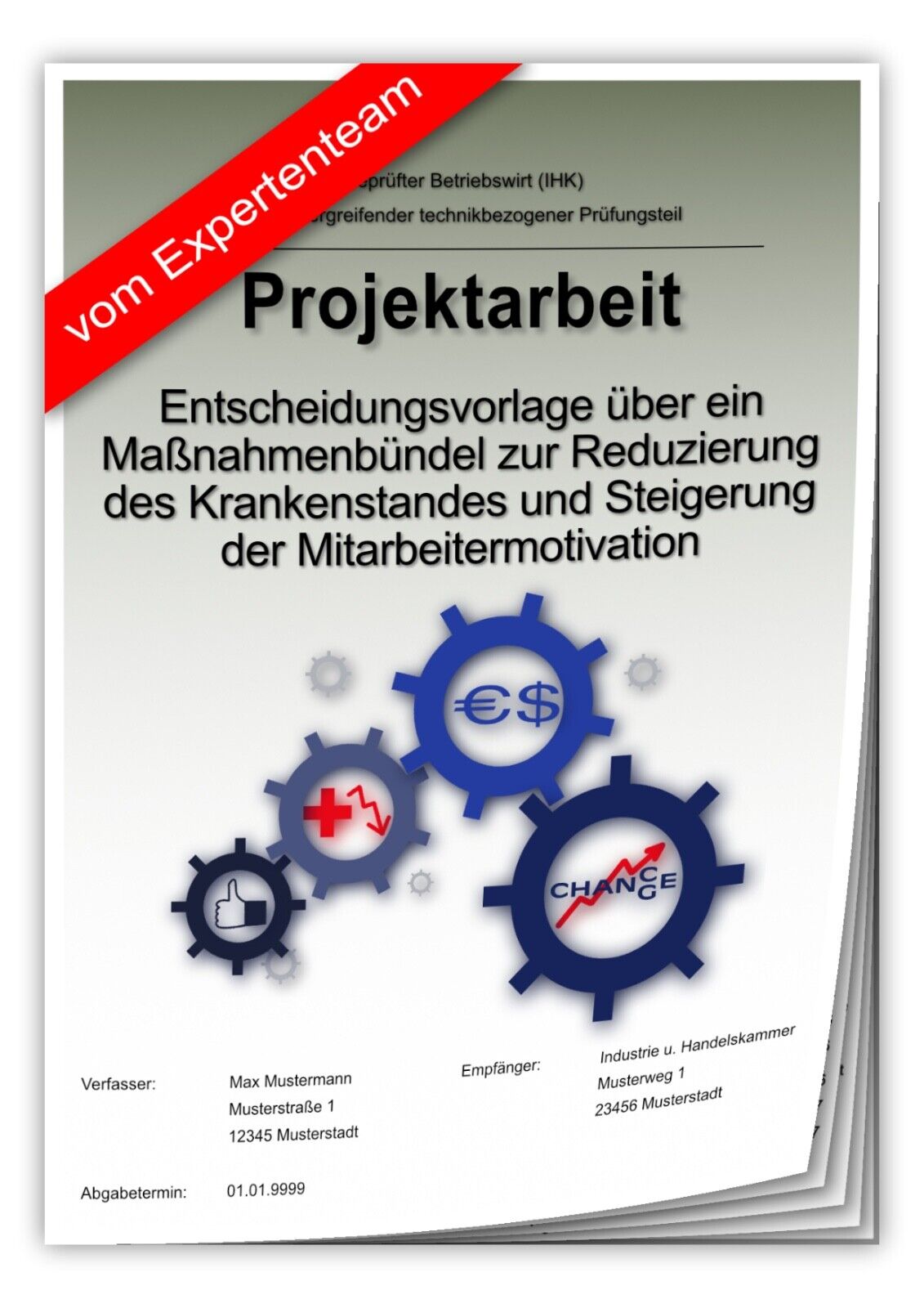 Betriebswirt BW Projektarbeit Präsentation IHK Krankenstand