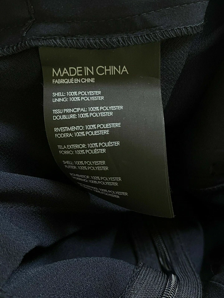 Mono para mujer Club Monaco azul marino con cremallera oculta al por menor $279 Foto 4 de 4