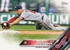 Lot of (10) 2016 Topps Mini JACE PETERSON Card LOT SP/1000 #357 Braves