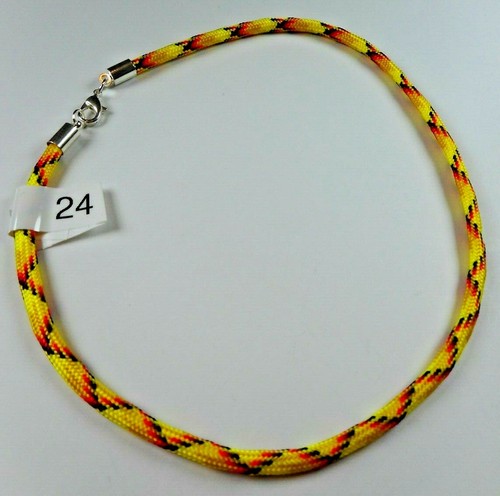Braided Choker Necklaces Bracelets Anklets Silver Lobster Clasp Paracord 4mm USA - Picture 18 of 18