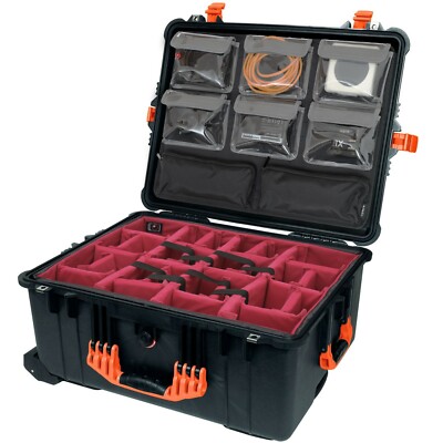 New Padded divider Lid organizier for Pelican1610  peli (NO Case)