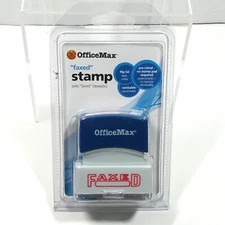 Faxed Stamp Office Rubber Stamper Self-Inking Ink Self Inking Business