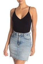 BP V Neck Ribbed Thong Bodysuit NWT