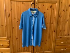Prince Tennis Active Sport Shirt size M Blue short sleeve Polo