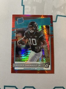 2020 Donruss Optic Red Mojo #168 Laviska Shenault Jr. Rated Rookie Panthers