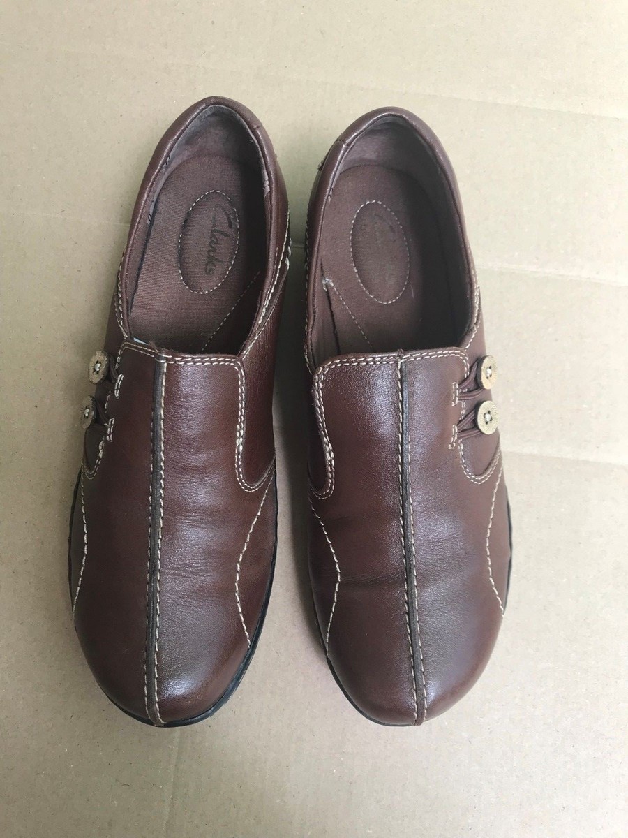 Clarks 61632 Bendables Brown Women's shoes US 9M