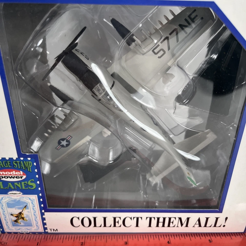 Model Power Postage Stamp Planes #5364 1:110  A-1 H Skyraider 577NE - Image 2 of 4