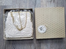 Vintage Bags by La Regale Beaded Silver Evening Clutch / Purse