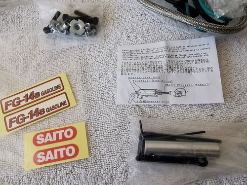 Saito Engines FG-14B (82B) 4-Stroke Gas Engine NEW Retired Discontinued NIP 2009 - Picture 4 of 24