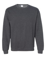 Gildan 18000 Heavy Blend Dark Heather Sweatshirt Plain Crew