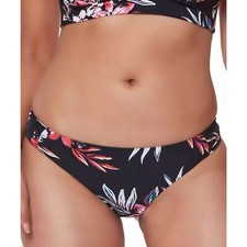 BAR III Women's Tropical Escape Floral-Print Hipster Bikini Bottoms Size XL NWT