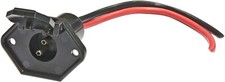 Male Boat Side Trolling Motor Connector with 8 Gauge 2 Prong/2-Wire, 12 V