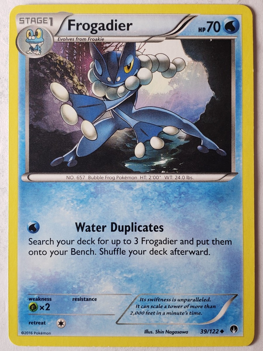 Frogadier 39/122 LP - XY Breakpoint Pokemon Card - $2 Combined