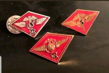 MARINES - LOT OF THREE ( 3 )   LAPEL/BROOCH PINS VINTAGE 
