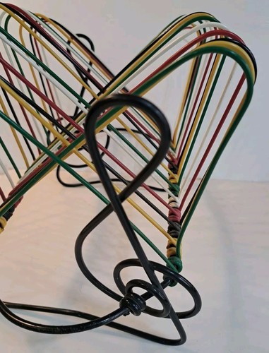 Vintage 60s Yéyé 45T Multicolor Scoubidou Disc Range Floor Key - Picture 5 of 7
