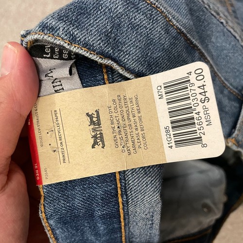Levis SilverTab Jeans Girls 16 Reg Blue Mini Mom Denim High Rise Loose Tapered - Picture 16 of 19