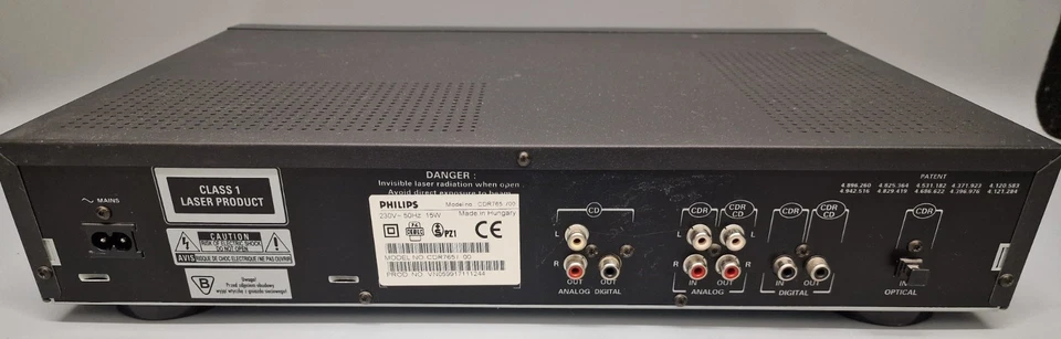 Phillips CDR 765 CD-Recorder  2 Laufwerke Abspiel /Aufnahme #L-473 - Bild 4 von 4