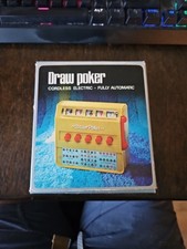 Vintage 1971 Waco Draw Poker Cordless Automatic Handheld Game TESTED WORKS Japan