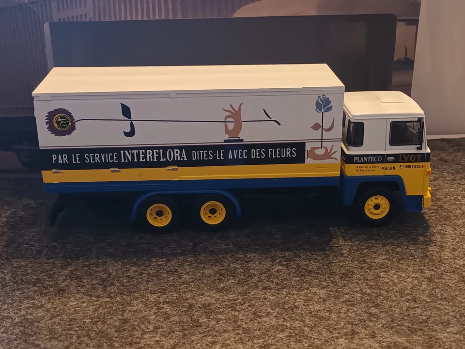 IXO/ALTAYA - SCANIA 140 V8 INTERFLORA 1978 - ECHELLE 1/43 - Photo 4/4