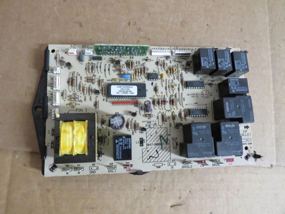 Placa de relé de horno doble DCS ParT # 100-01093-02 211698, CN 16253-02, Foto 2 de 2