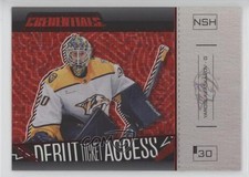 2023 Credentials Debut Ticket Access Horizontal Red 18/125 Yaroslav Askarov 0i6
